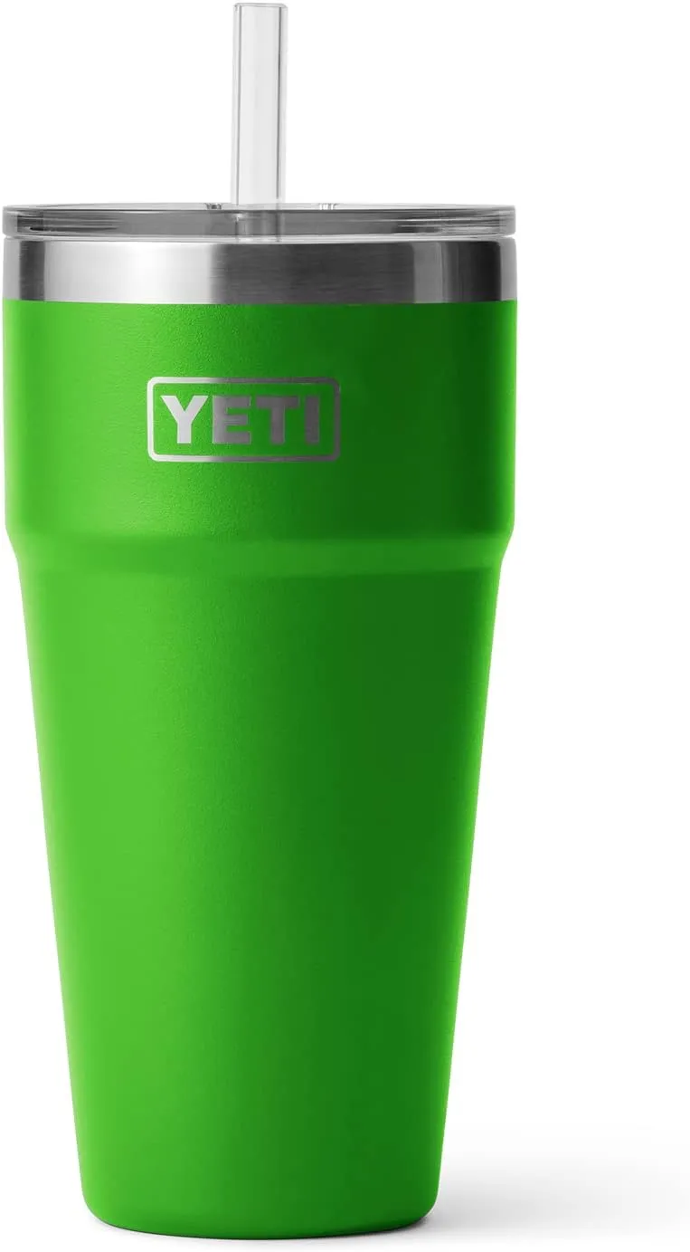 YETI Rambler 26 oz Straw Cup, Vacuum Insulated, Stainless Steel with Straw Lid