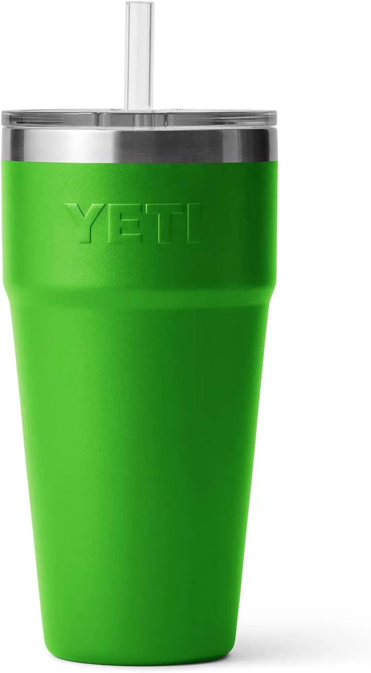 YETI Rambler 26 oz Straw Cup, Vacuum Insulated, Stainless Steel with Straw Lid