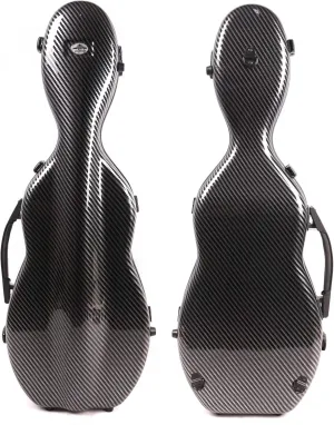 yinfente Carbon Fiber Violin Case 4/4 Full Size With Backstrp Handle Violin Bag Lightweight